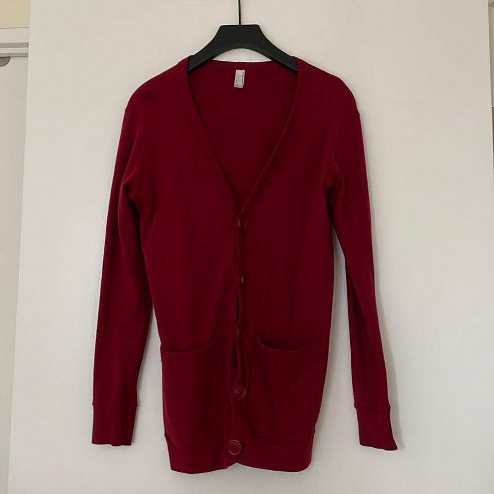 American Apparel Cardigan.